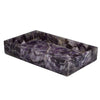 Amethyst  Towel Tray , Amethyst Vanity Decor Tray 