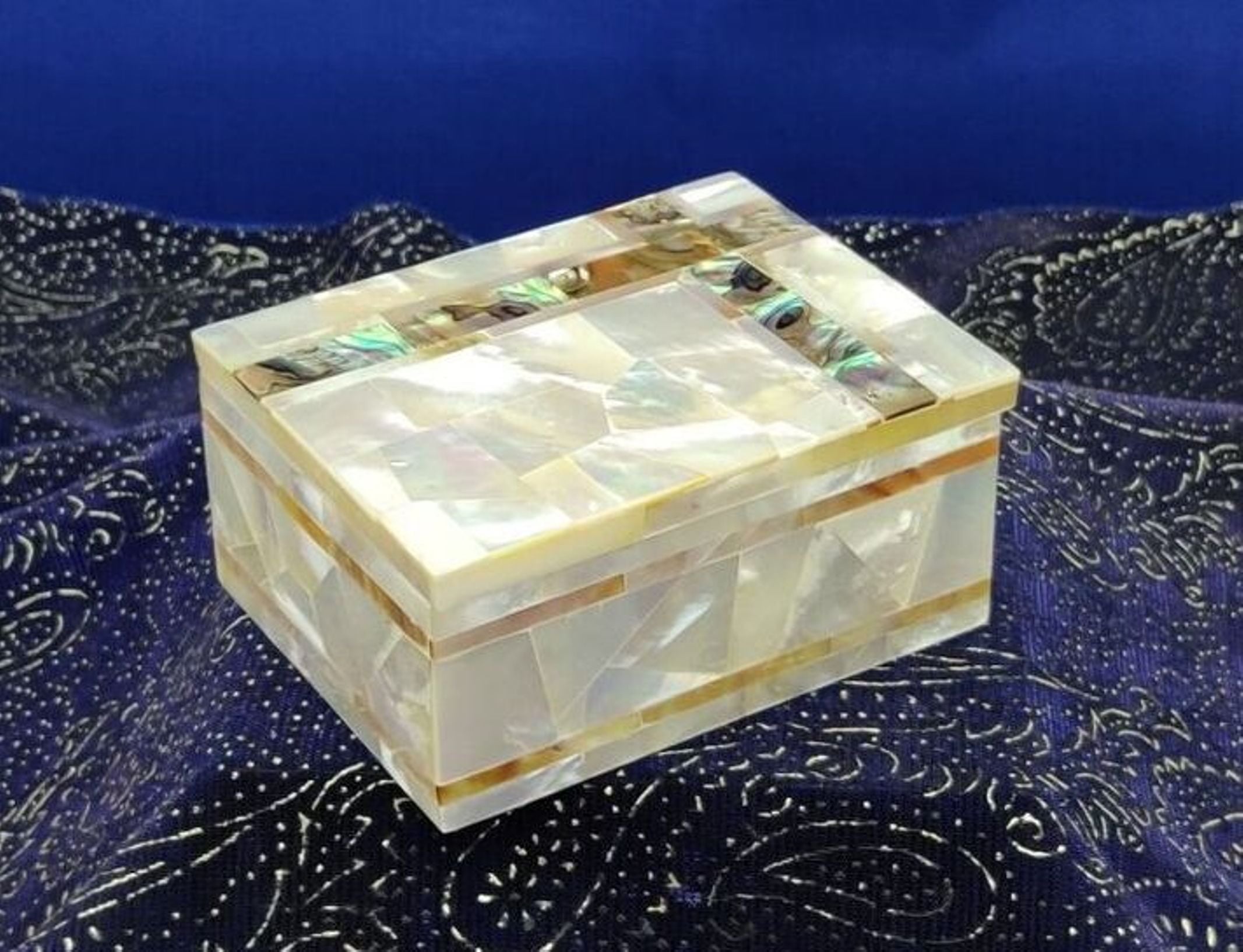 Marble Trinket Bo x, Stone Ring Box 