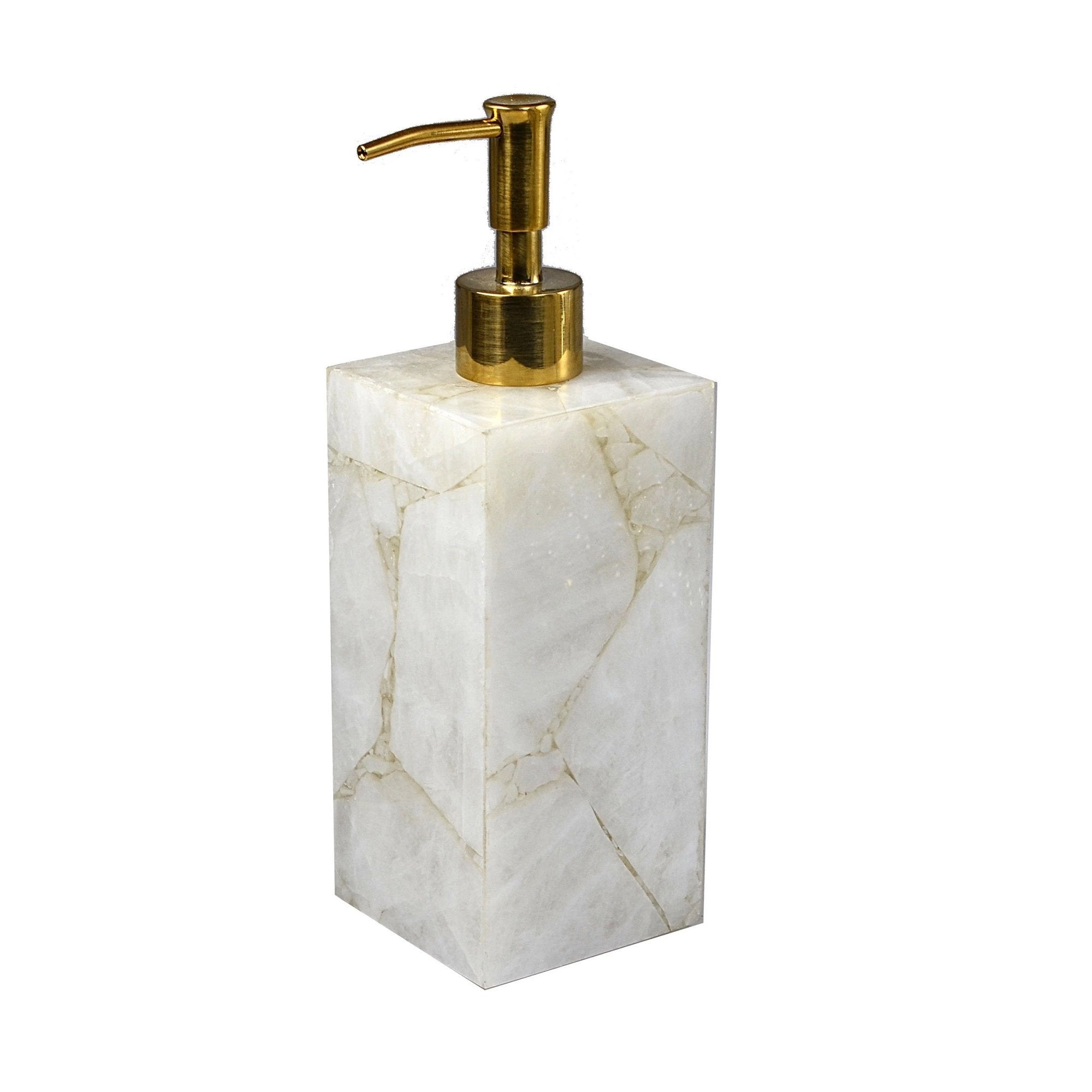 Quartz Soap Dispenser , White Quartz Soap Pump