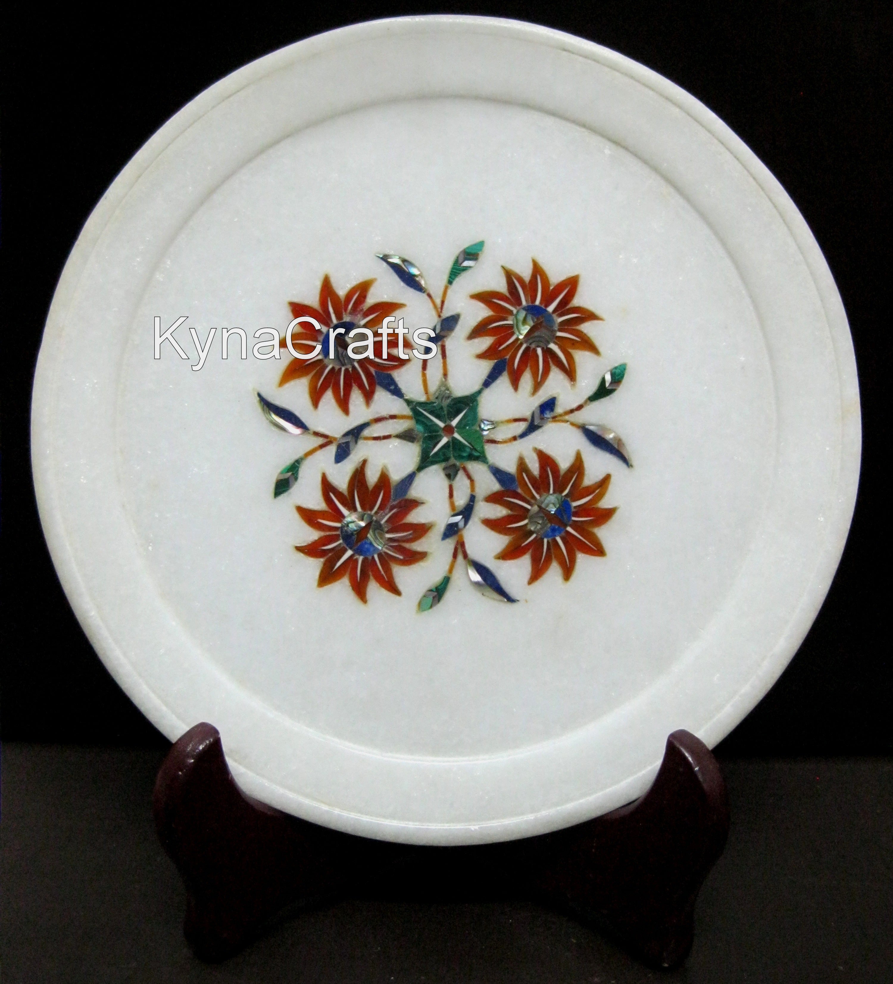 Kitchen Plate , Stone Inlay Plate 