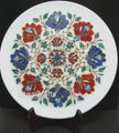 Floral Art Plate , Handmade Plateb 