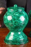 Malachite Plant Pot , Handamde Planter 