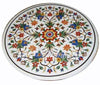 Dining Table Top, Round Table Top, Marble Inlay Table Top