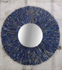 Lapis Lazuli Crystal Mirror , Handmade Mirror 