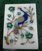 White Jewelry Box , Peacock Art Box 