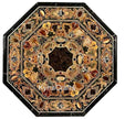 Black Table Top, Gemstone Table Top, Octagonal Table Top