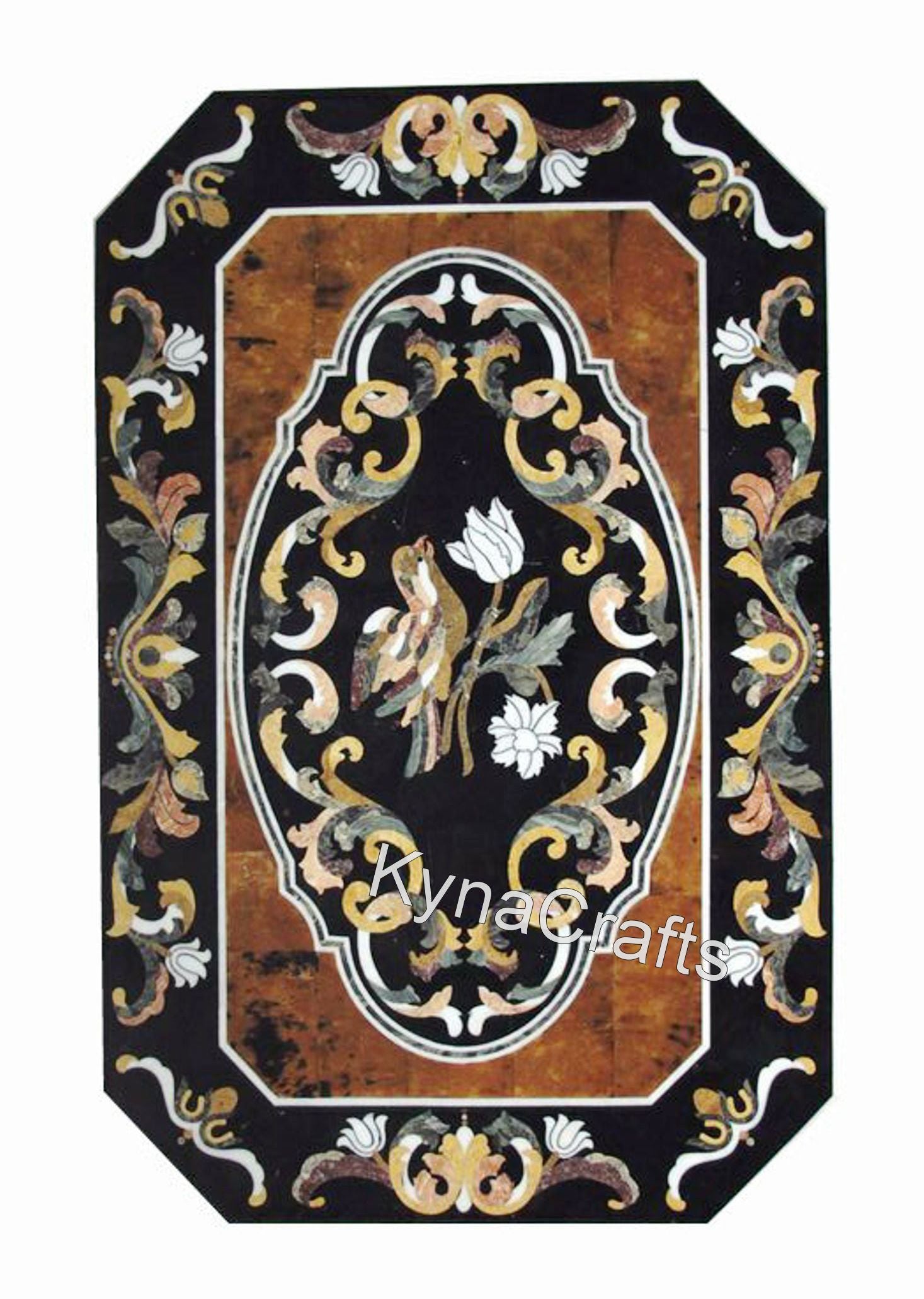 Rectangle Table Top, Black Table Top, Handmade Table Top