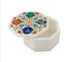 White Marble Box , Handmade Box 