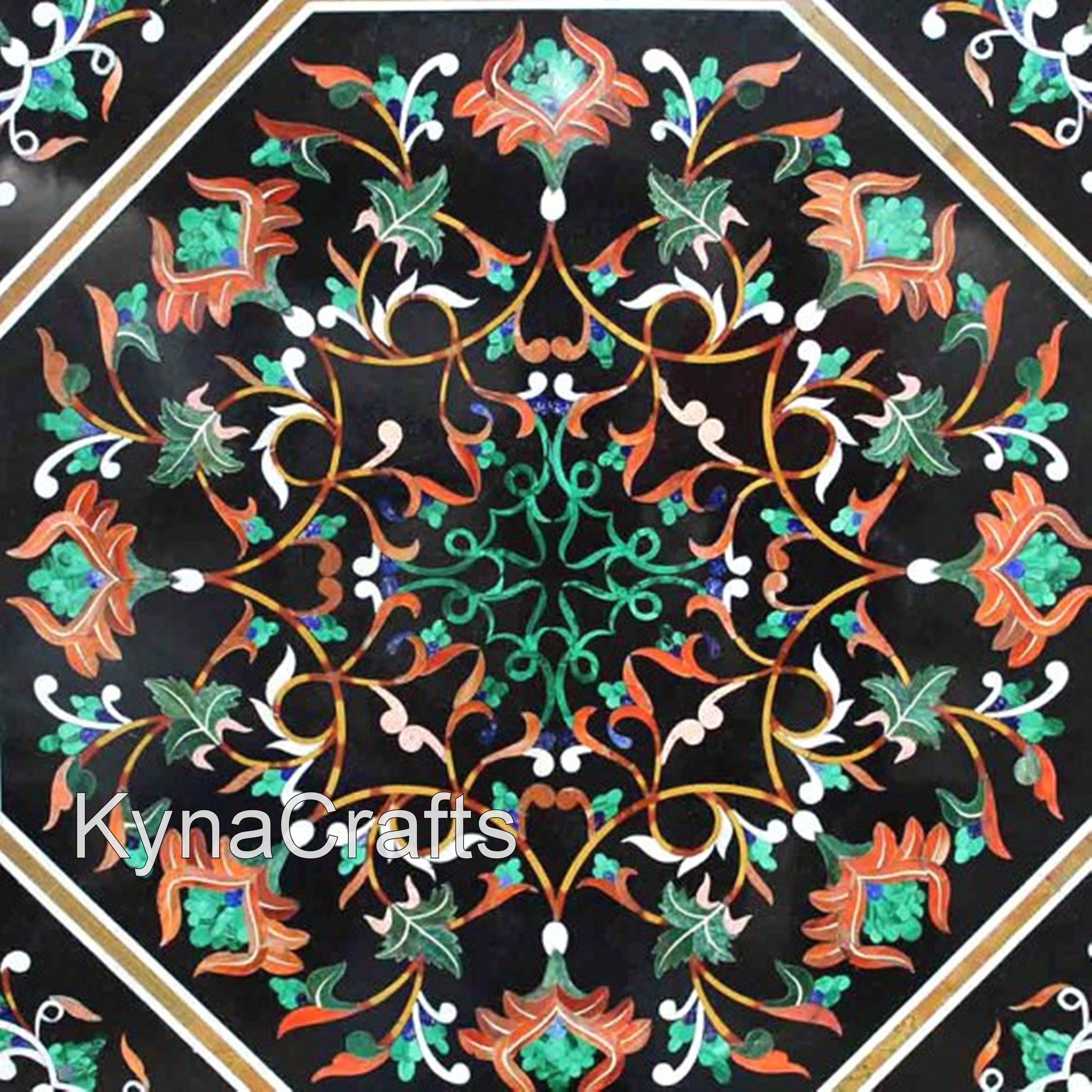 Handmade Table Top, Pietra Dura Art Table Top