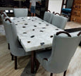 Resun Table Top, Black Agate Table Top, Dining Table Top