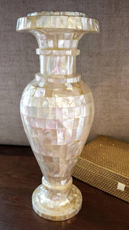 Mother of Pearl Vase , Flower Plant Pot 