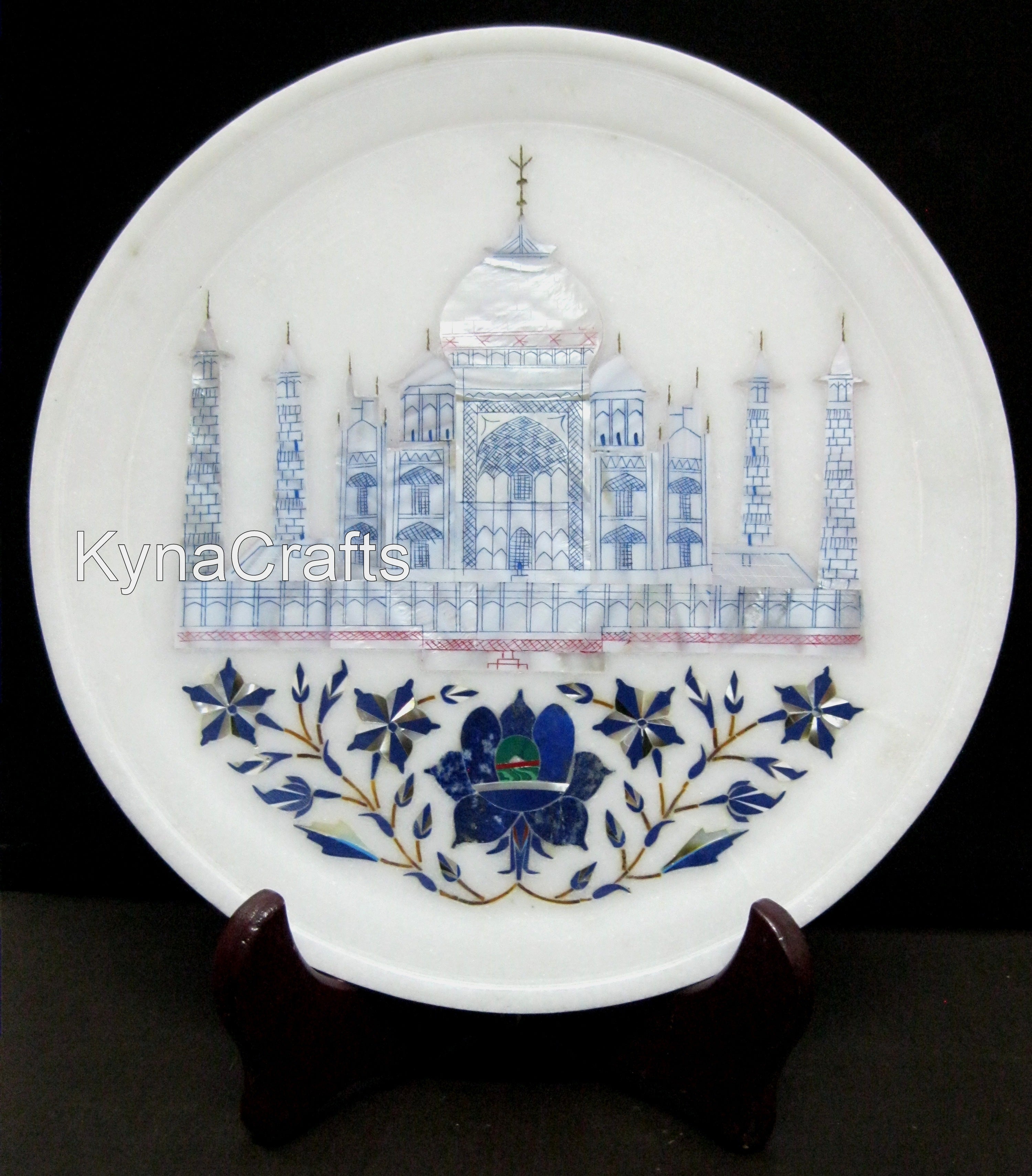 Lapis Lazuli Plate , Hadmade Plate 