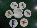 Handmade Coaster Set , Bird Coaster Set