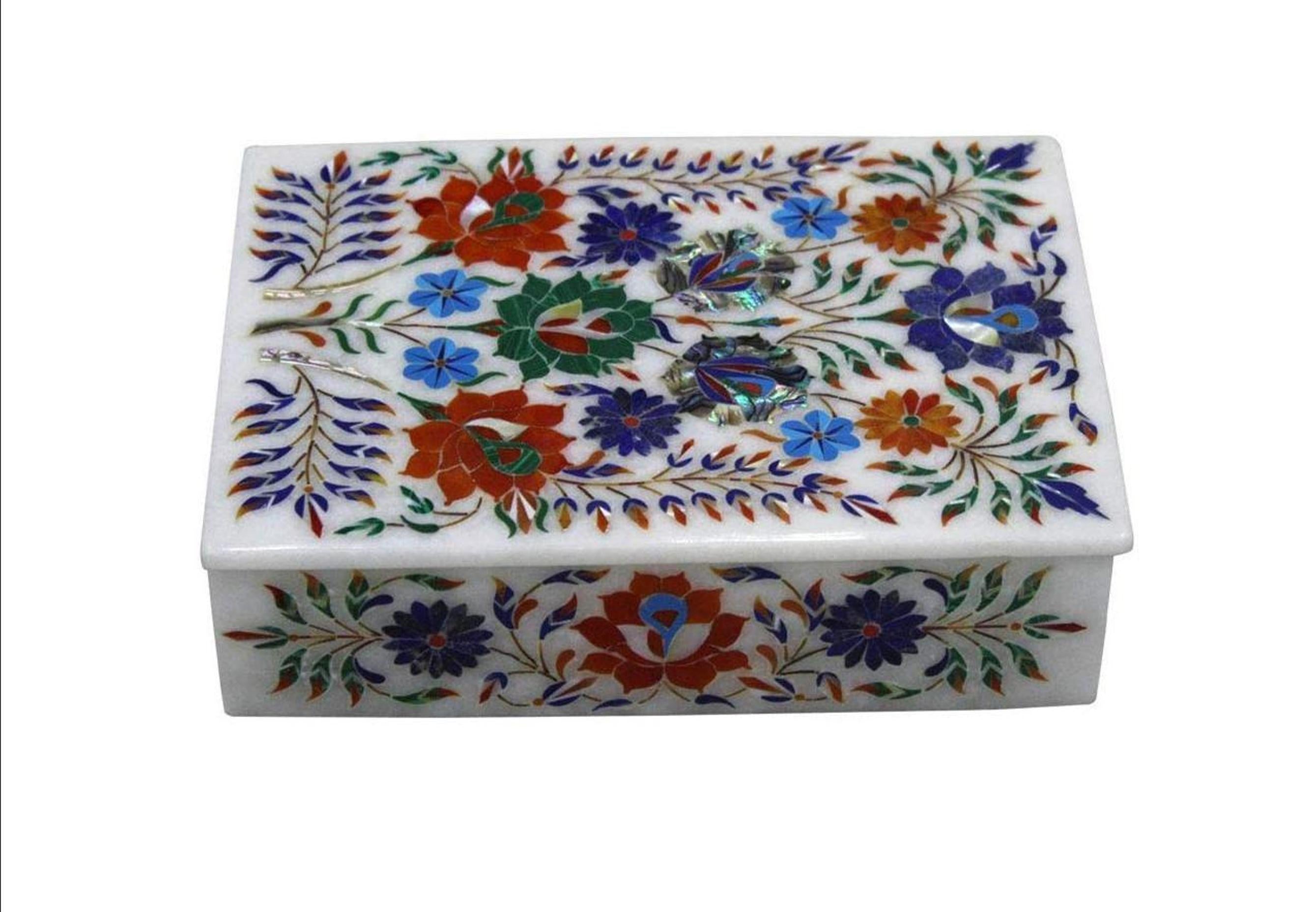 Floral Design Box , Handmade Box 