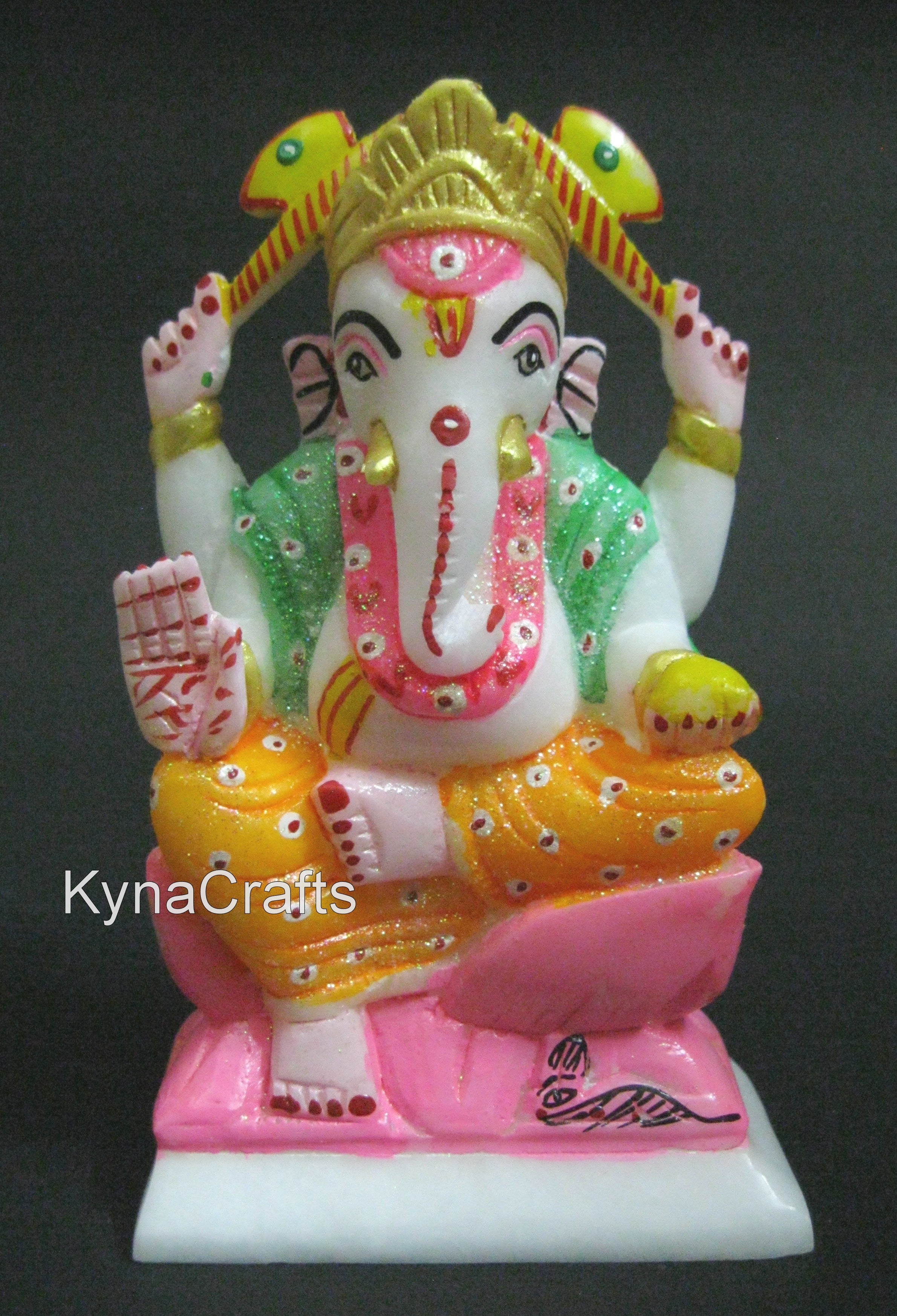 Lord Ganesha Statue , Stone Ganesha Idol 