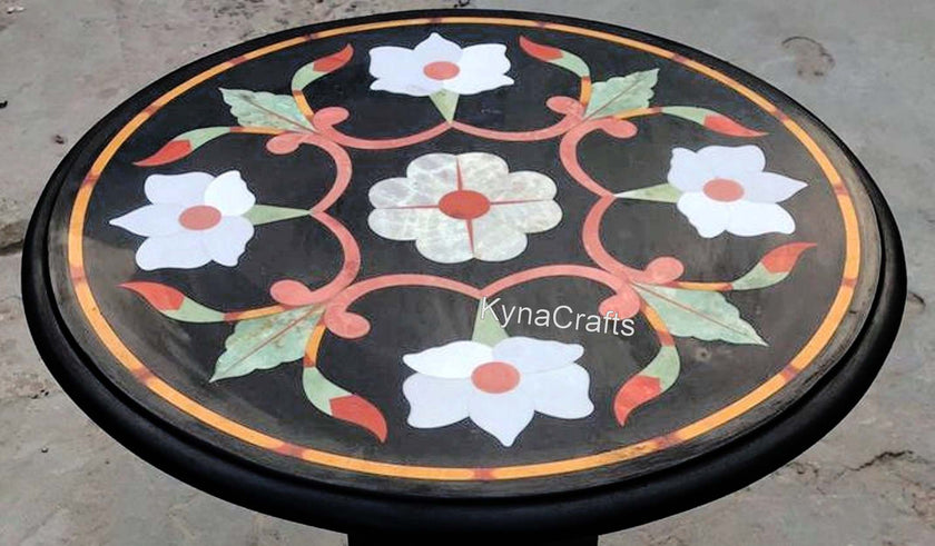 Black Table Top, Inlaid Tabe Top, Coffee Table Top