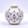 Gemstone Inlay Planter , Marble Flower Vase 