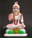 God of Power , White Mahakal Ji Idol 