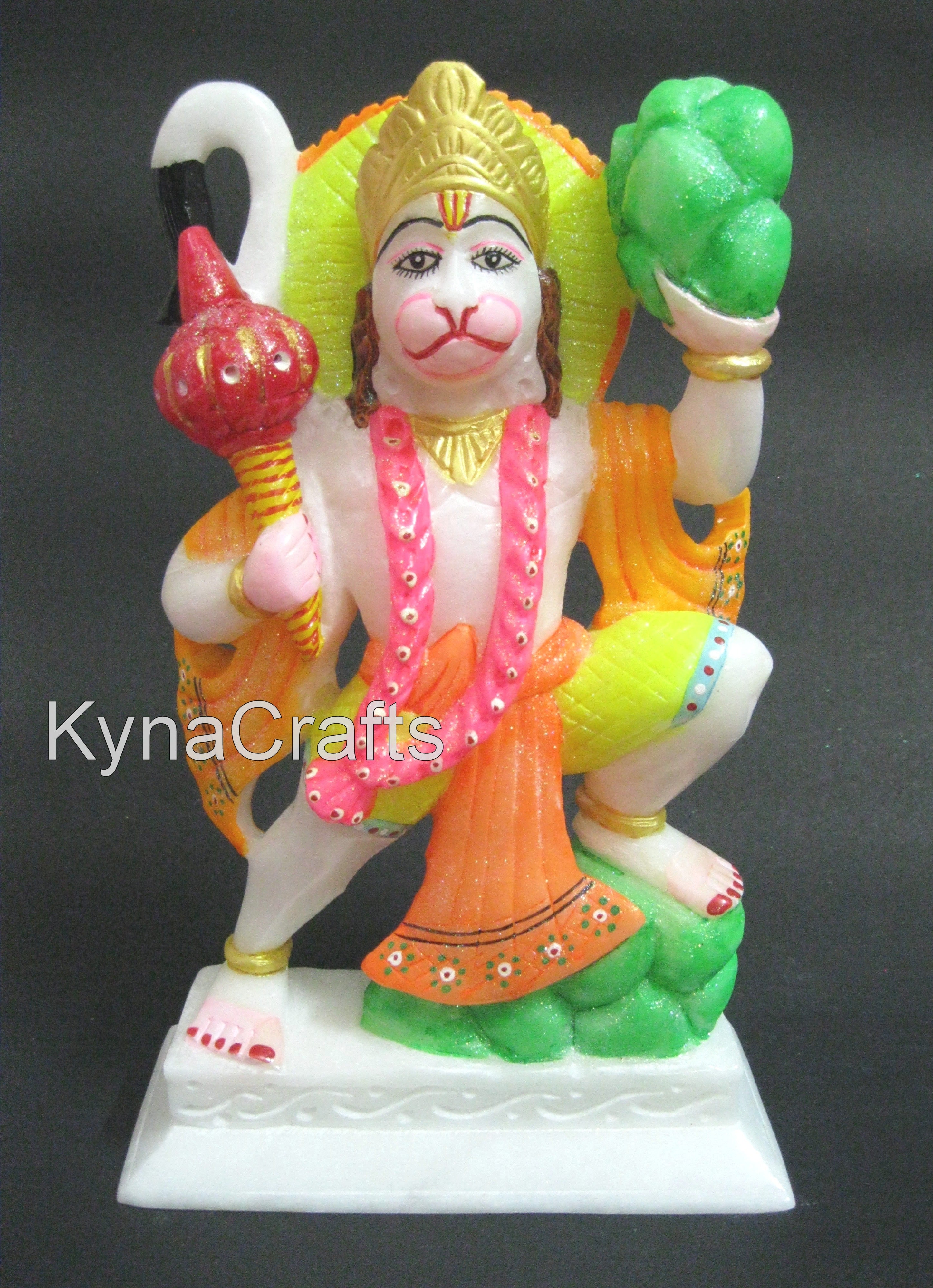 Marble Hanuman Ji Statue , Stone Anjani Putra Ji 