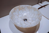 White Vanity Van Vessel , Quartz Table Top Basin 