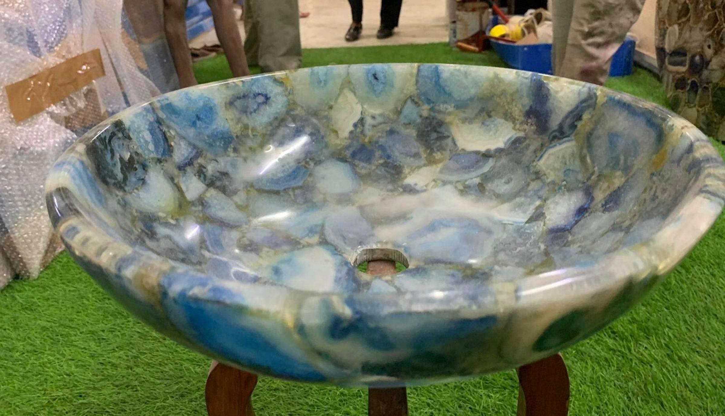 Blue Agate Sink , Blue Agate Wash Basin 