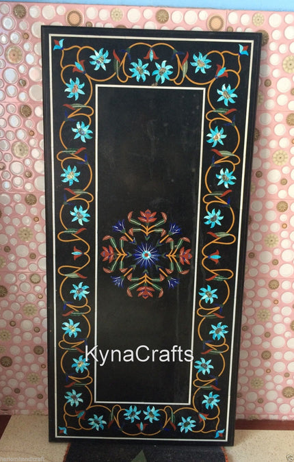 Gemstone Table Top, Rectangle Table Top, Black Table Top