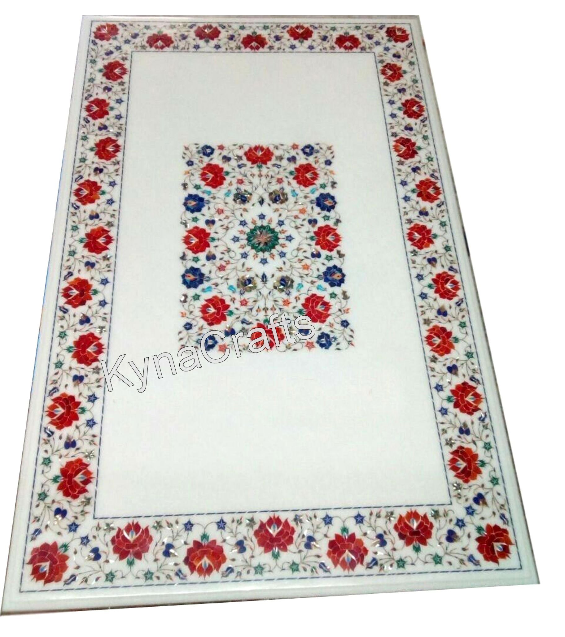 White Table Top, Rectangle Table Top, Handmade Table Top