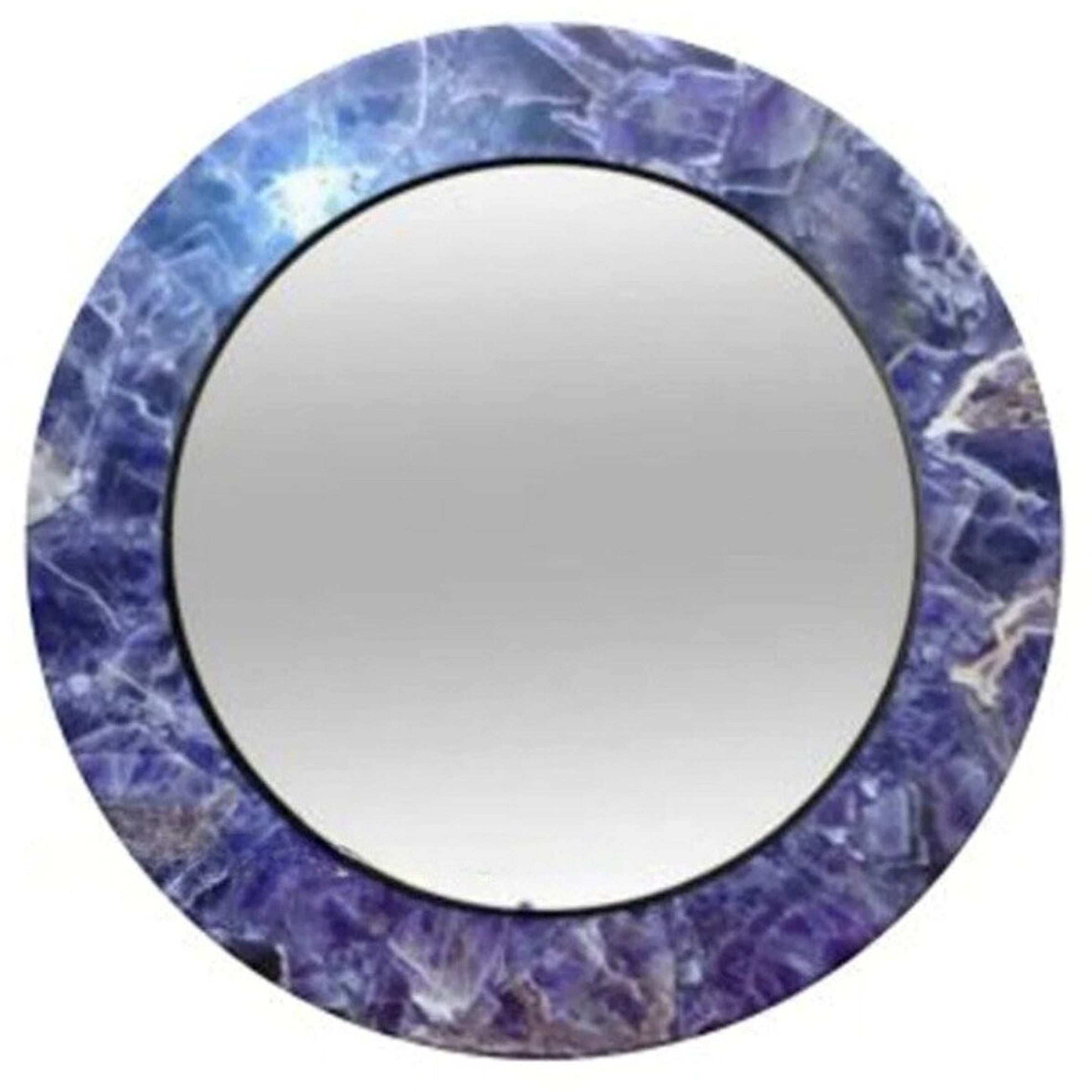 Sodalite Mirror , Round Mirror 