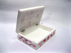 Pink Mother of Pearl Accessories Box / Real Marble Box / Pink Stone Inlay Box / Home Decor Gift / Royal Look Bangle Box / Table Master Piece 6 x 4 Inches