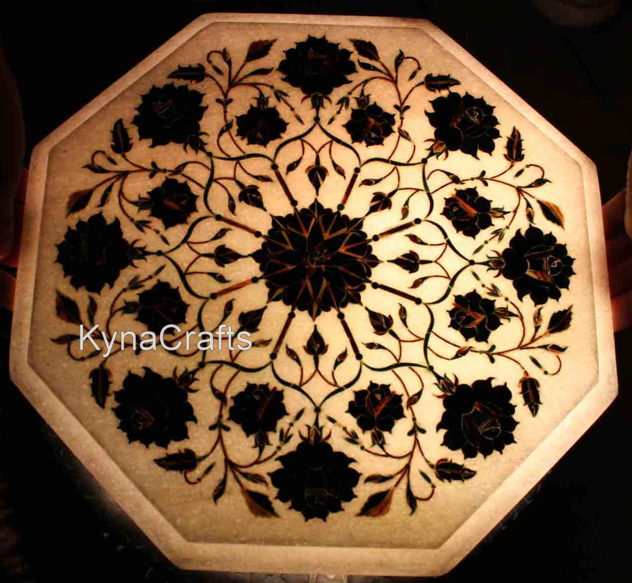 Rose Floral Table Top, Unique Table Top