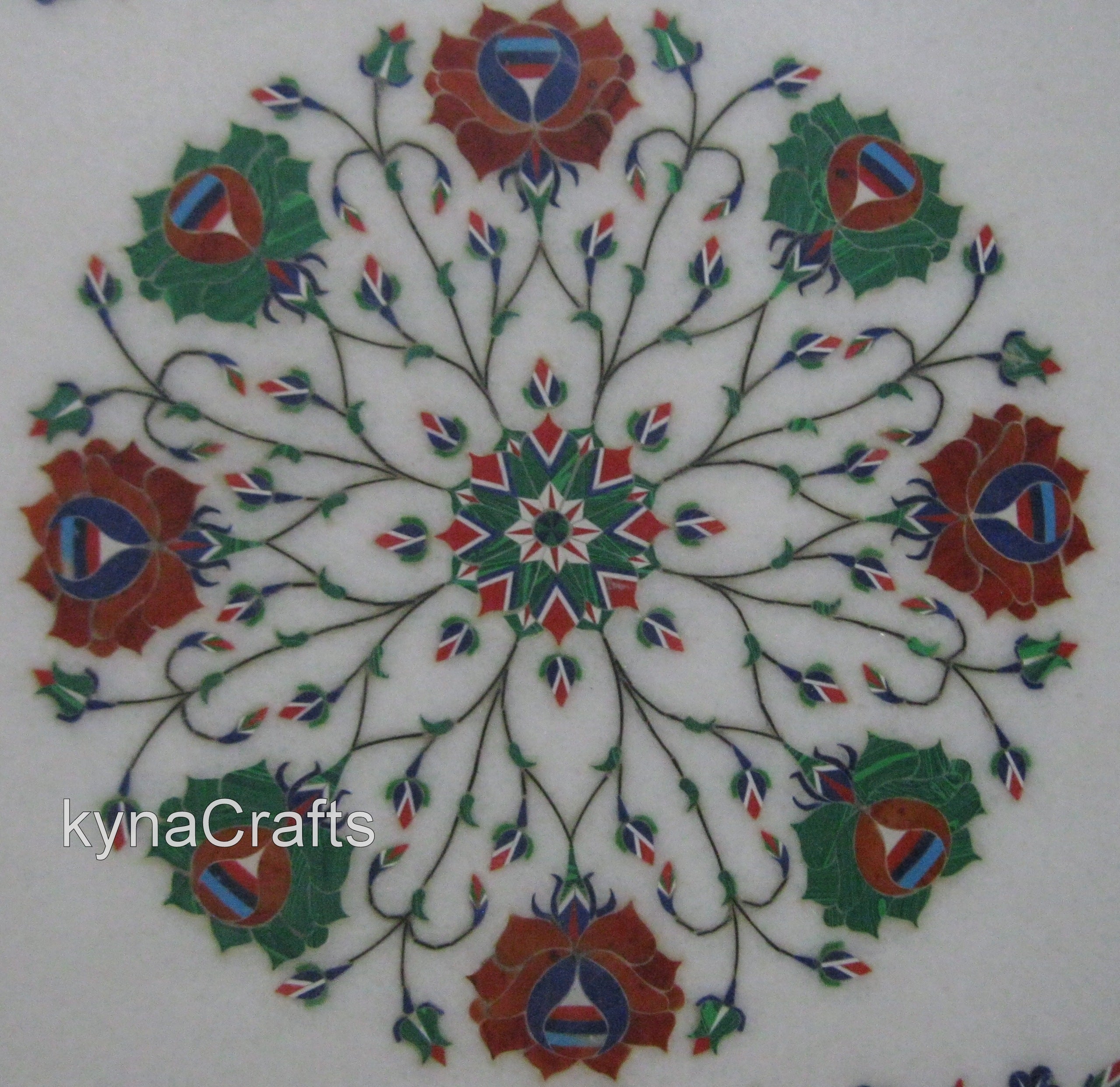 Malachite Table Top, Inlaid Table Top