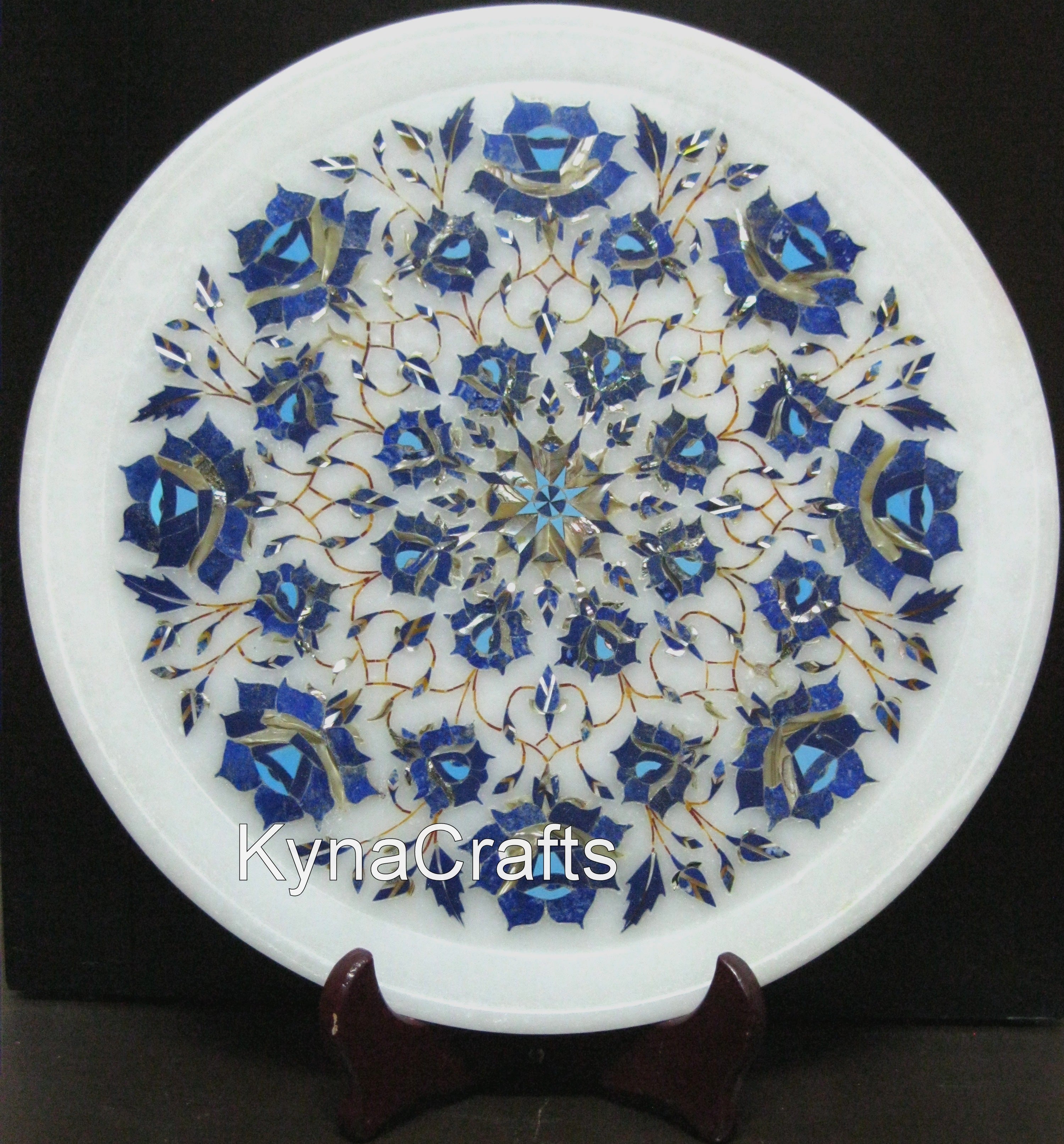 Lapis Lazuli Plate , Handmade Plate 