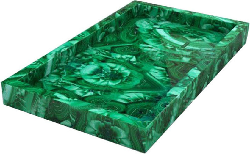 Malachite Towel Tray , Malachite Home Decor Accessories 