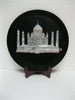 Taj Mahal Plate , Round Marble Plate 