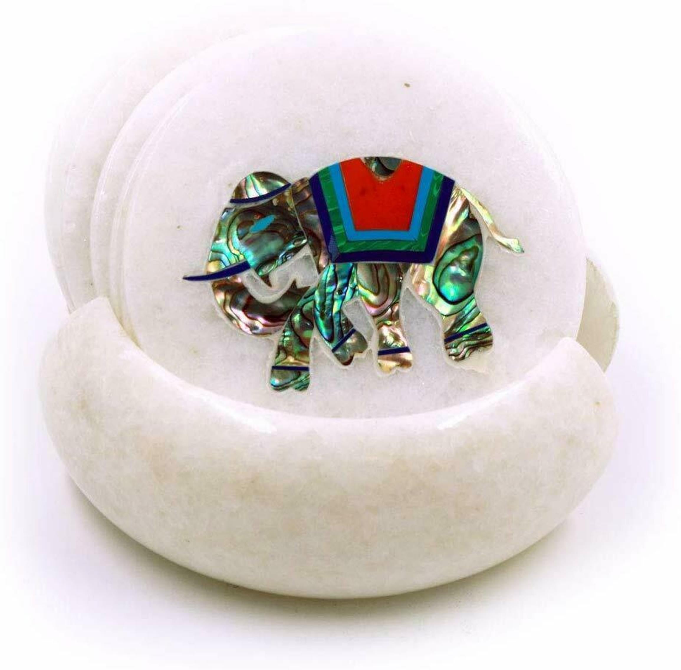 Elephant Coaster Set , Stone Coaster Set 