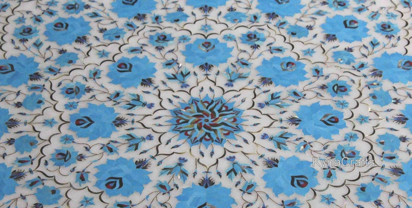 Turquoise Table Top, Hallway Table Top