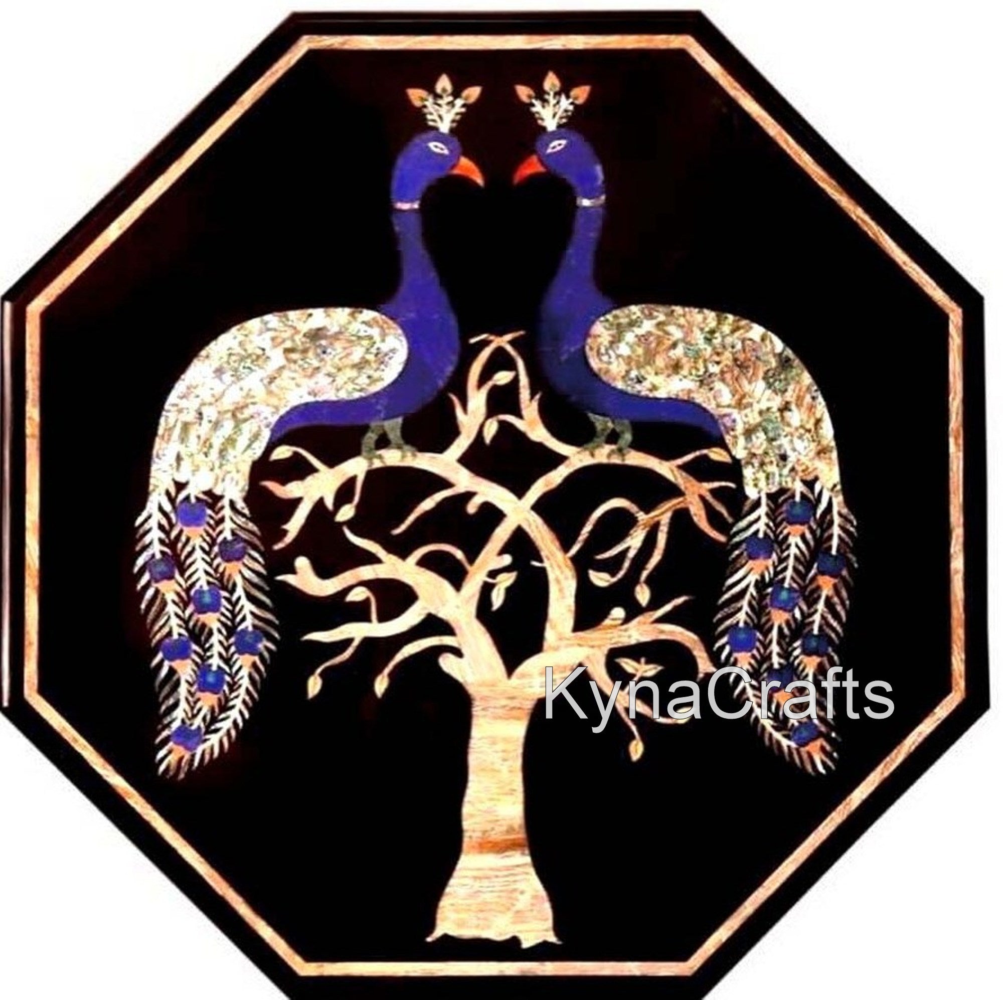 Black Table Top, Lapis Lazuli Table Top