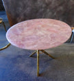 Corner Table Top, Dining Table Top , Rose Quartz Side Table Top