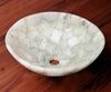 White Quartz Handmade Sink , Quartz Decorative Basin 