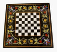 Carnelian Table Top, Chess Table Top, Inlaid Table Top