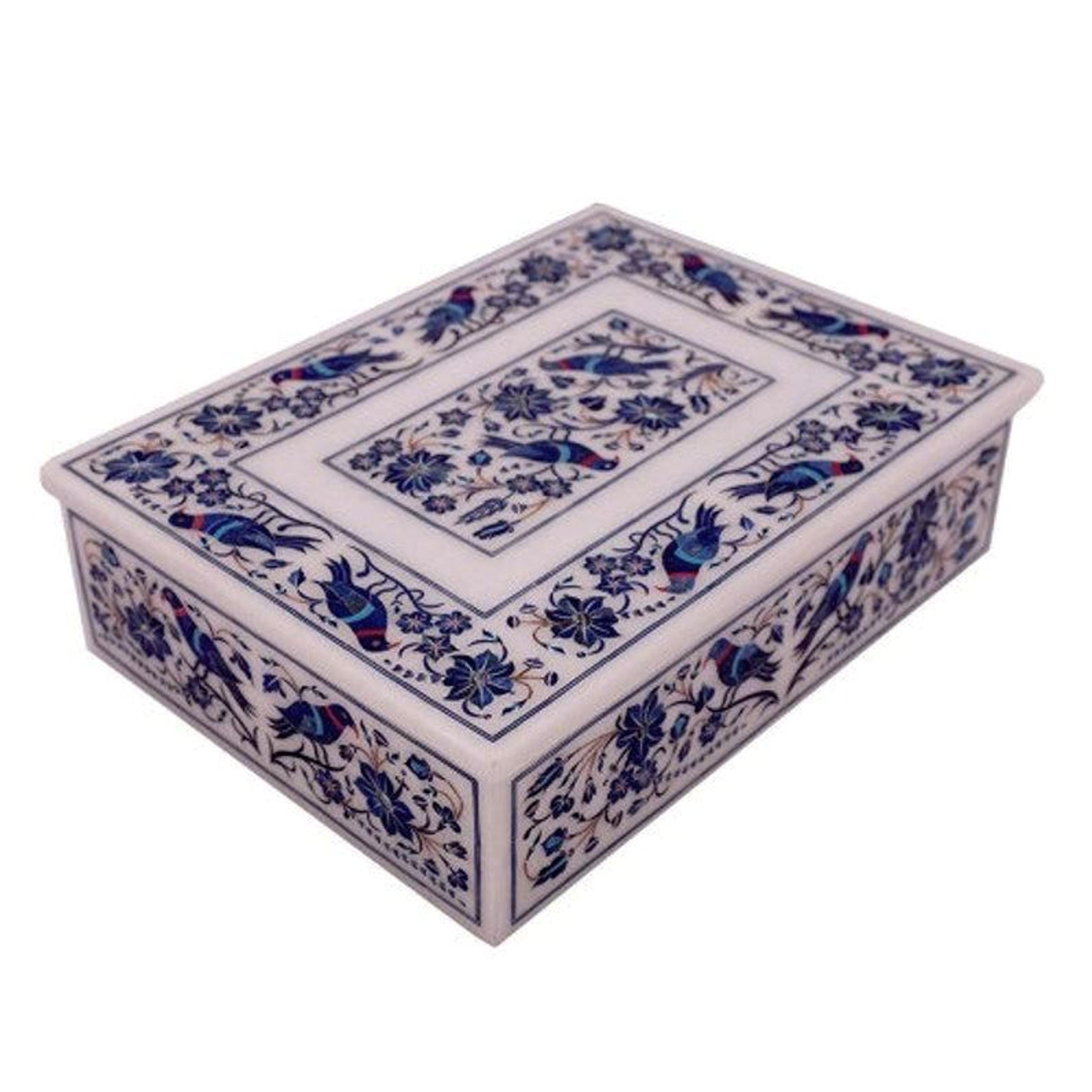 White Marble Box , Tie Clip Box 