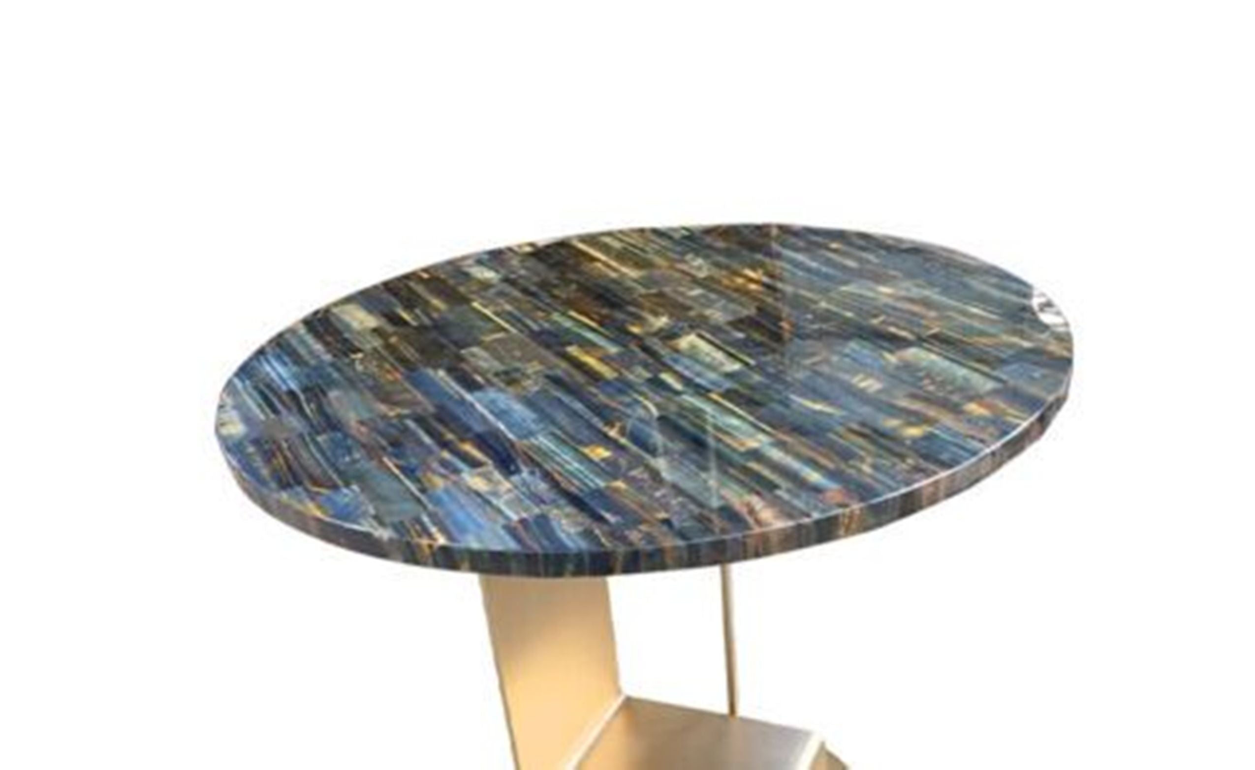 Brick Design Table Top, Blue Table Top