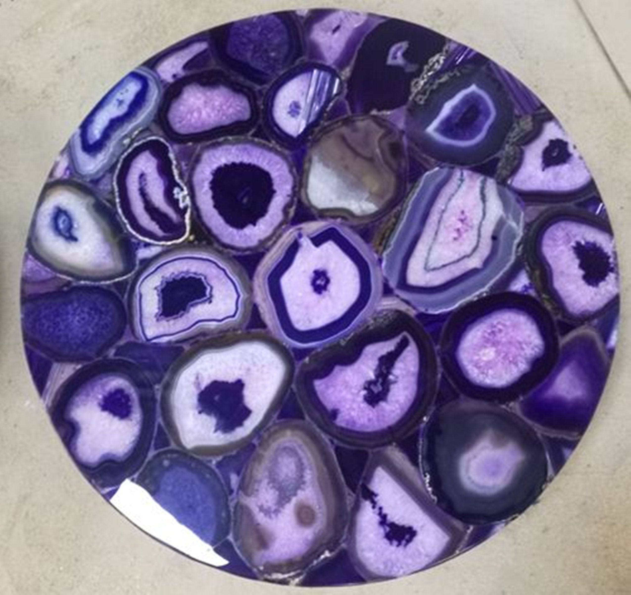 Agate Resin Table Top, Agate Sofa Center Table 