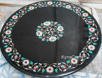 Dining Table Top, Black Table Top, Round Table Top