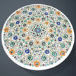 Floral Art Table Top, Lapis Lazuli Table Top, Center Table Top