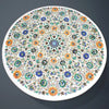 Floral Art Table Top, Lapis Lazuli Table Top, Center Table Top