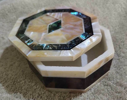 Overlay Work Box , Mother of Pearl Box 