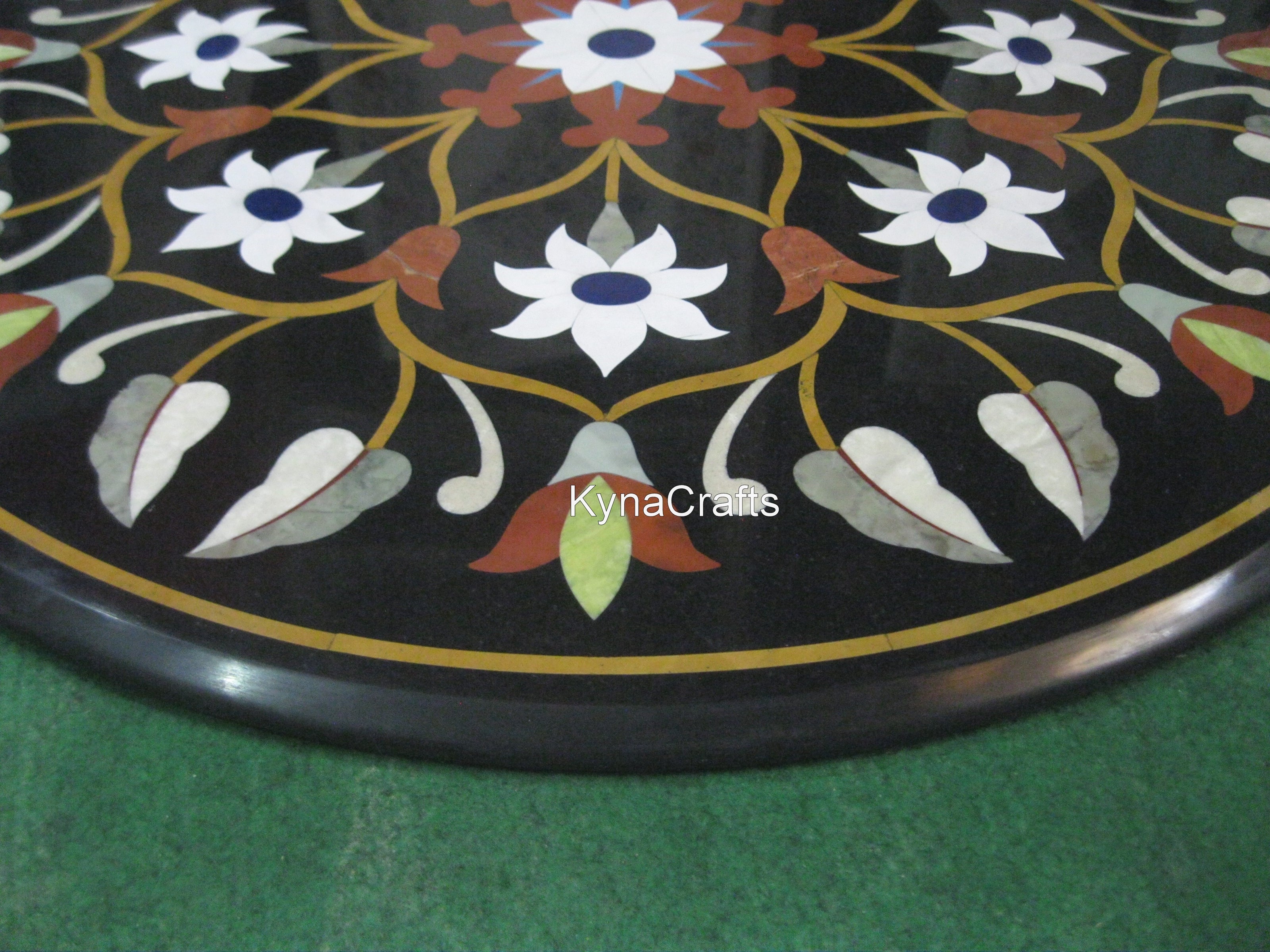 Round Table Top, Handmade Table Top, Inlay Table Top 