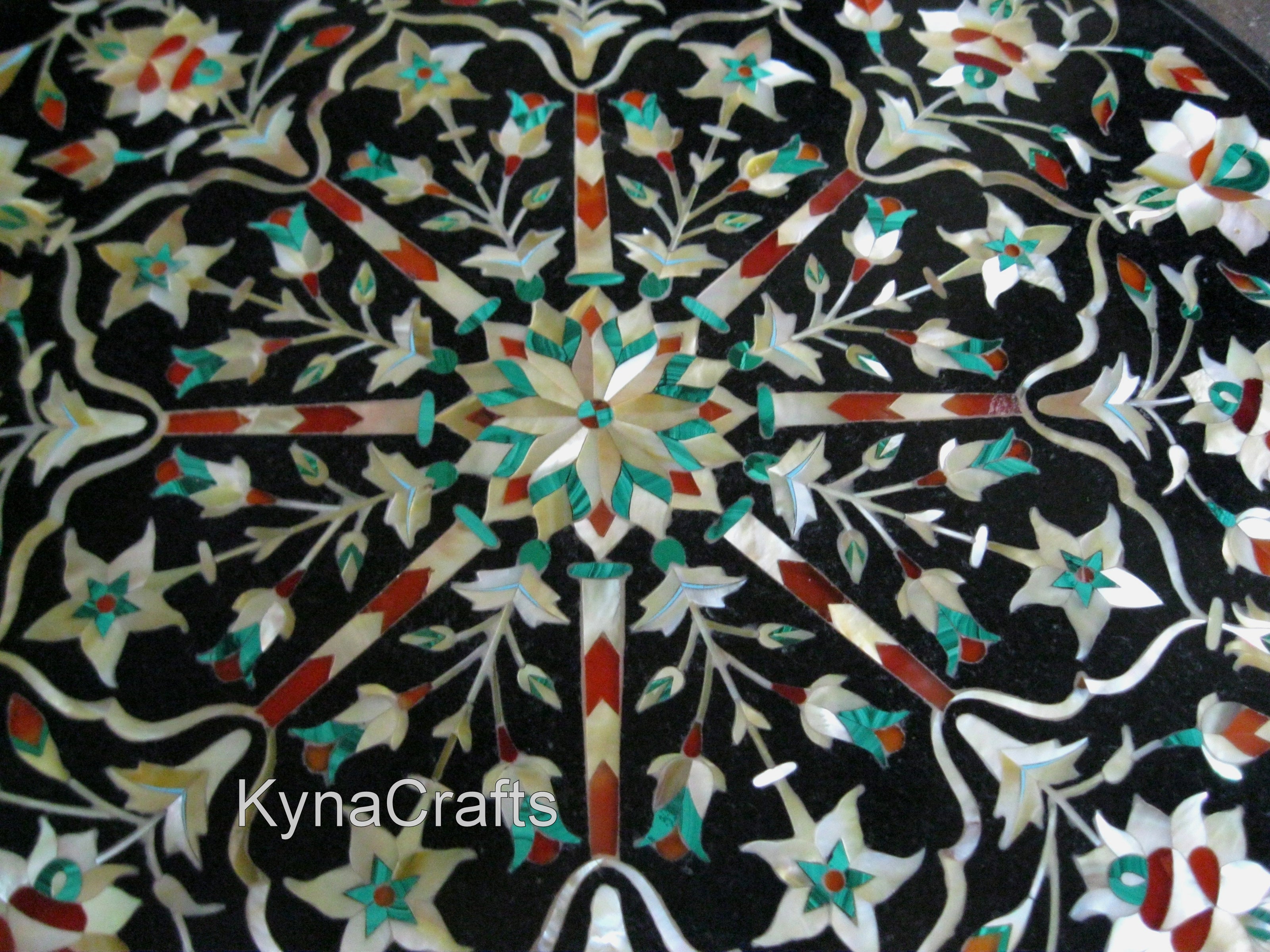 Multicolor Stone Table Top, Handmade Table Top, 