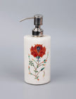 Marble Soap Holder Bottle , White Soap Kitchen Soap Dispenser 